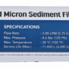 1 Micron Sediment Filter Compatible with Cebilon Pro – Replacement Water Filter