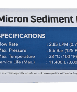 1 Micron Sediment Filter Compatible with Cebilon Pro – Replacement Water Filter