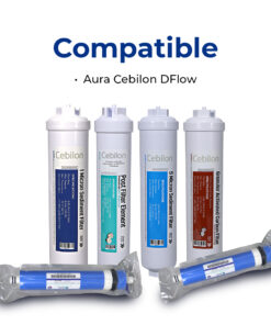 Cebilon Replacement Water Filters Set (Pack of 6) – Compatible with Cebilon Dflow
